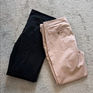 Express Men’s Black and Blush Chino Pants
